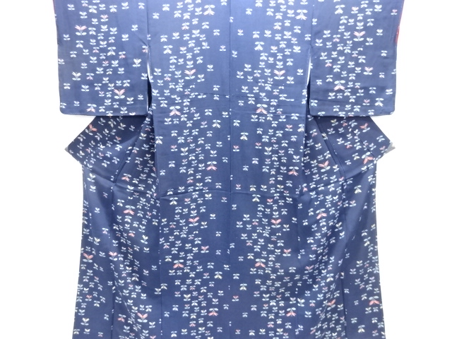 JAPANESE KIMONO / KOMON / ABSTRACT FLOWER 